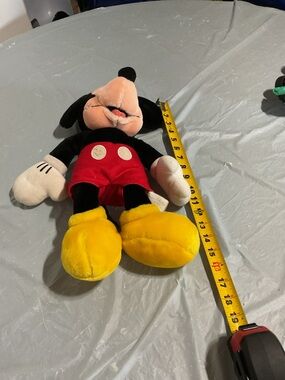 Disney Mickey Mouse Plush Toy - Red, Black, Yellow